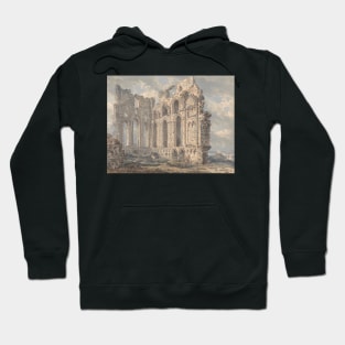 Tynemouth Priory, Northumberland by Thomas Girtin Hoodie